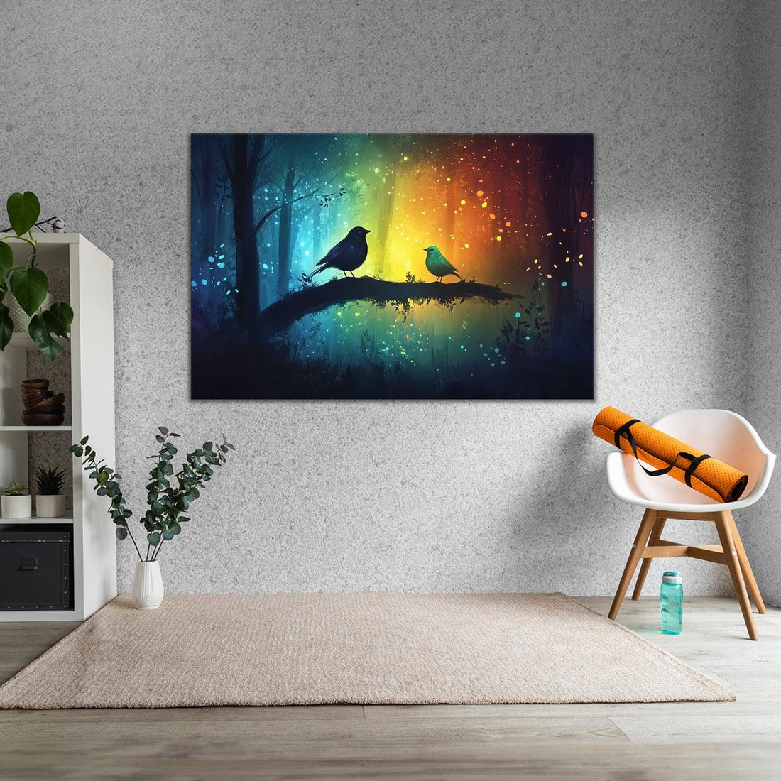 Birds Canvas Painting on wall