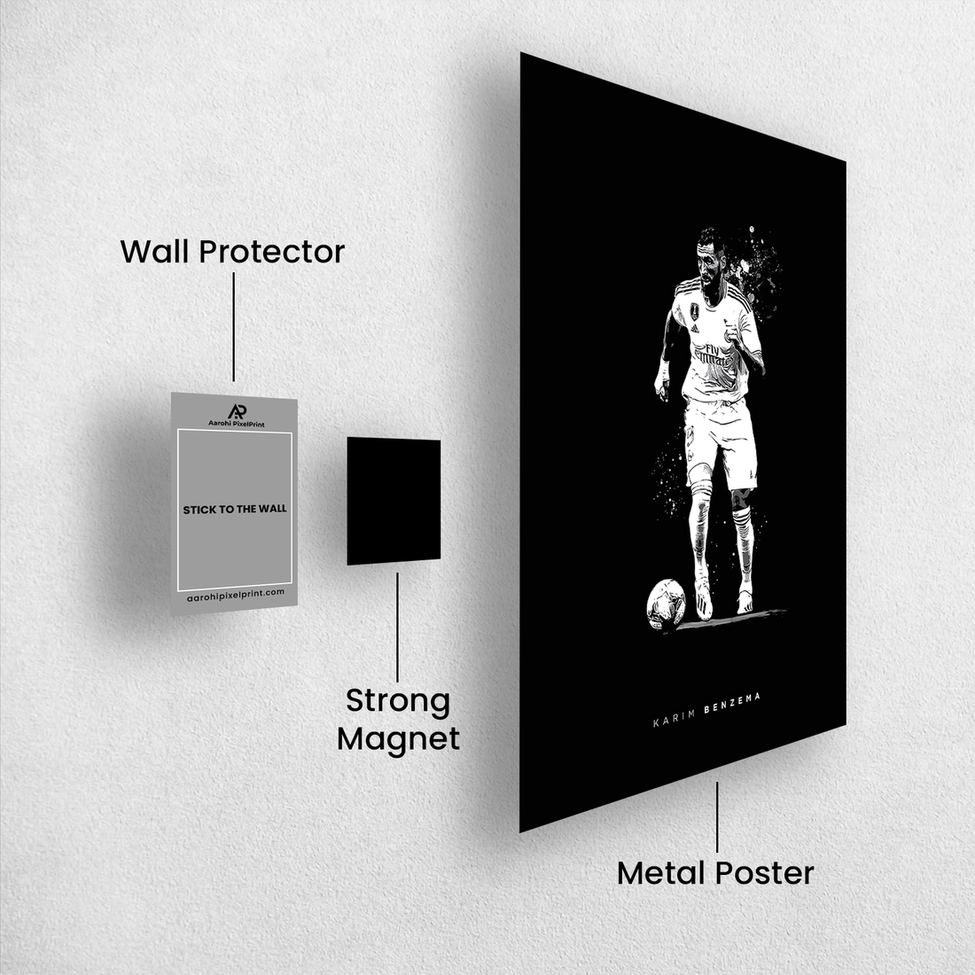 Karim Benzema – Monochrome Maestro | Black & White Motion Poster