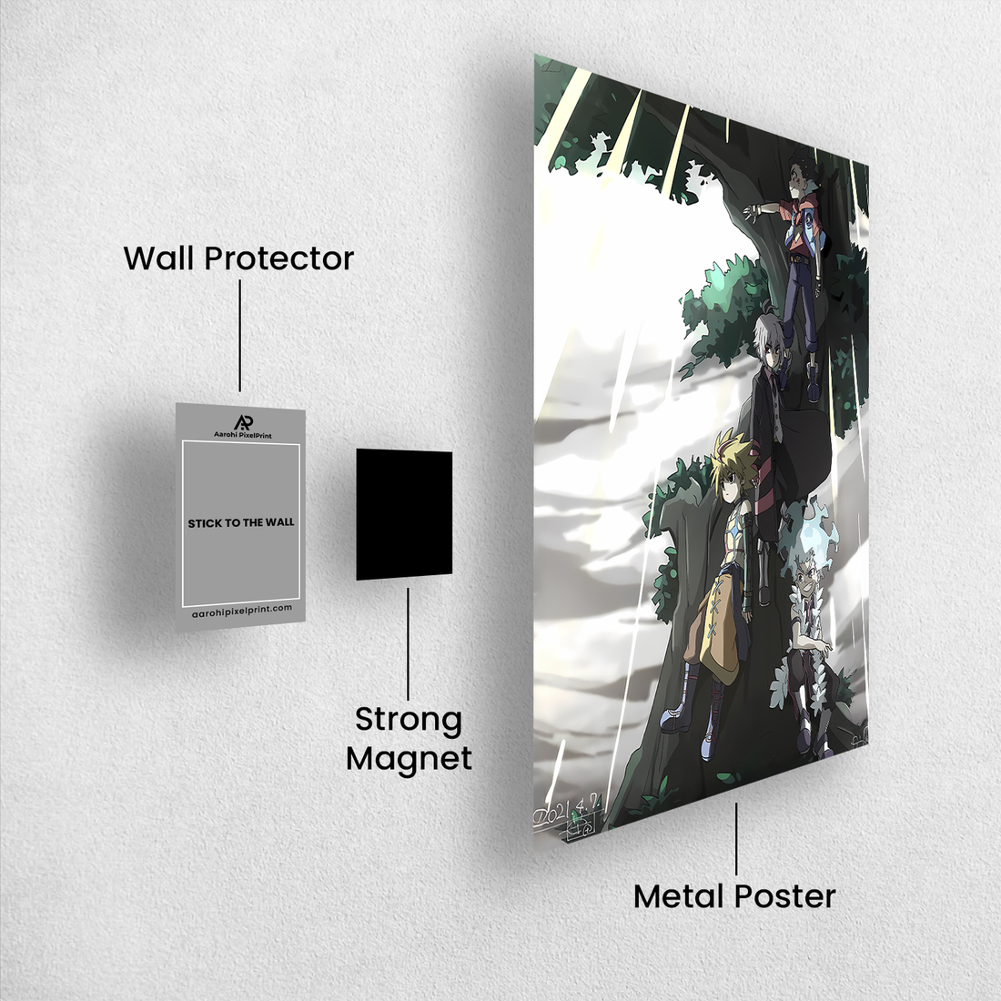 Beyblade Legends Metal Poster – Silent Before the Storm