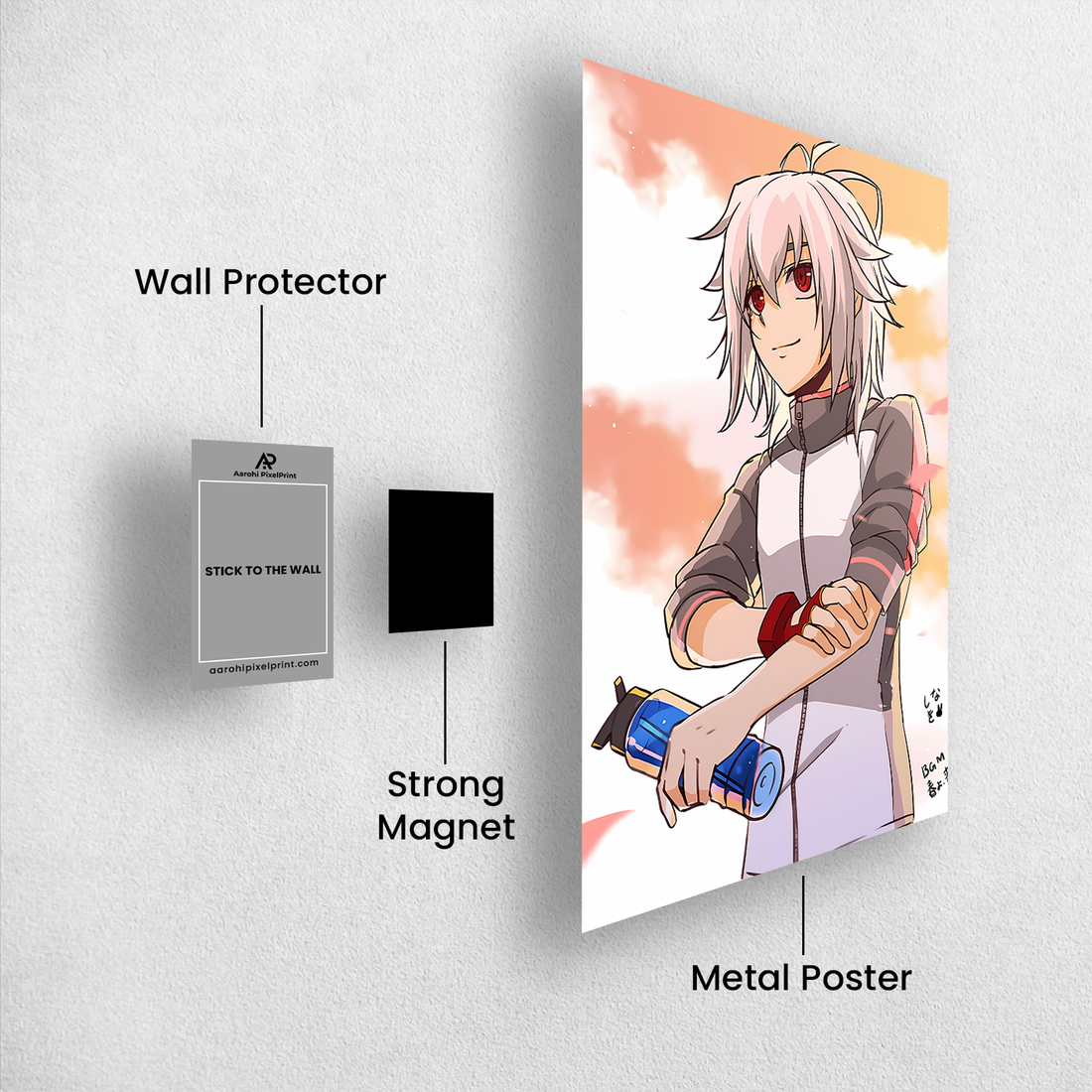 Beyblade Calm Before the Clash Metal Poster – Tranquil Strength
