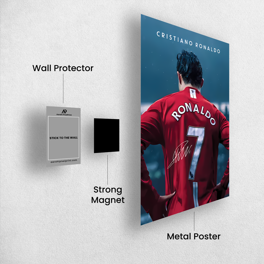 Cristiano Ronaldo Manchester United Poster – The Return of CR7 | Premium Print