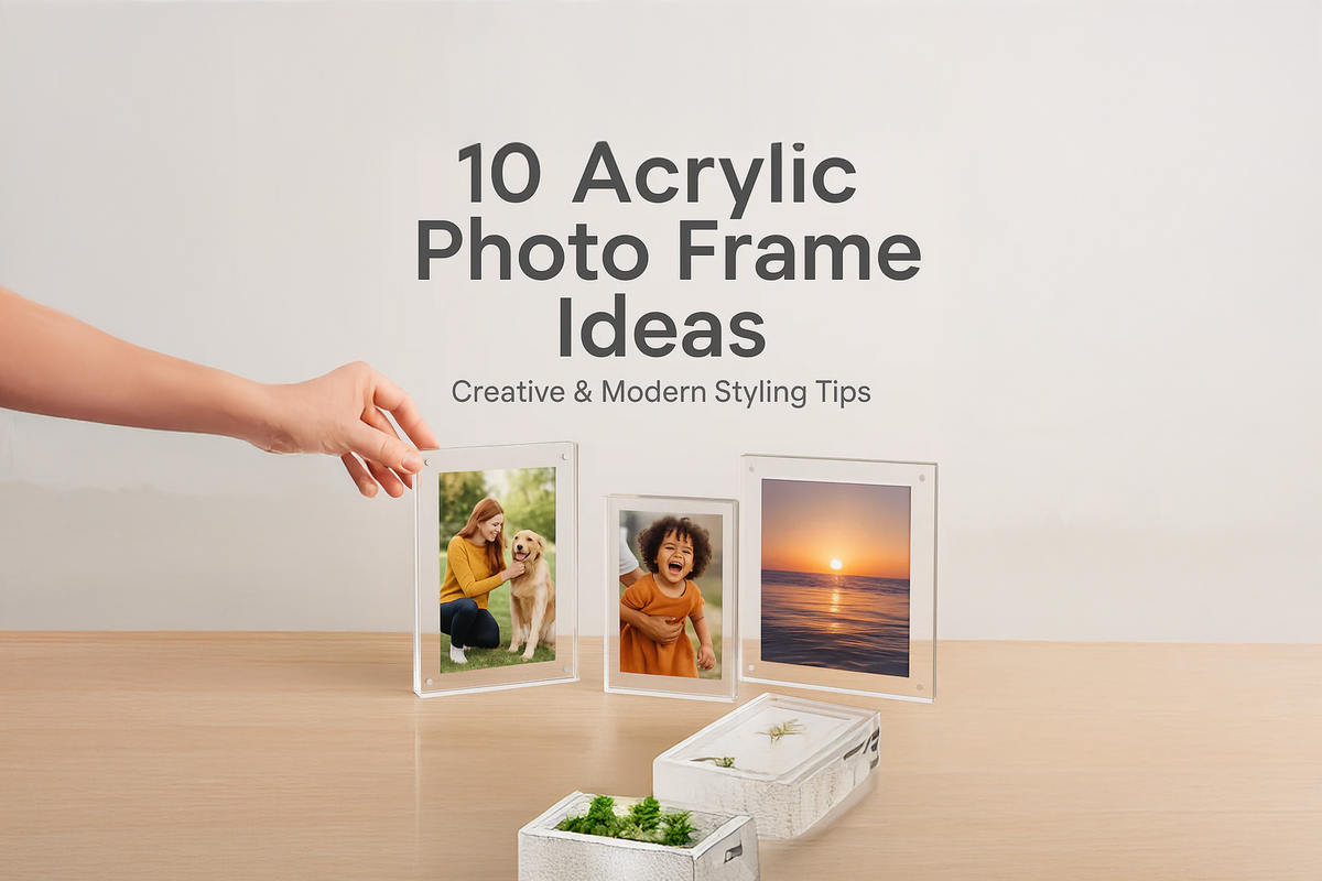 10 Creative Acrylic Photo Frame Ideas for Home and Office...