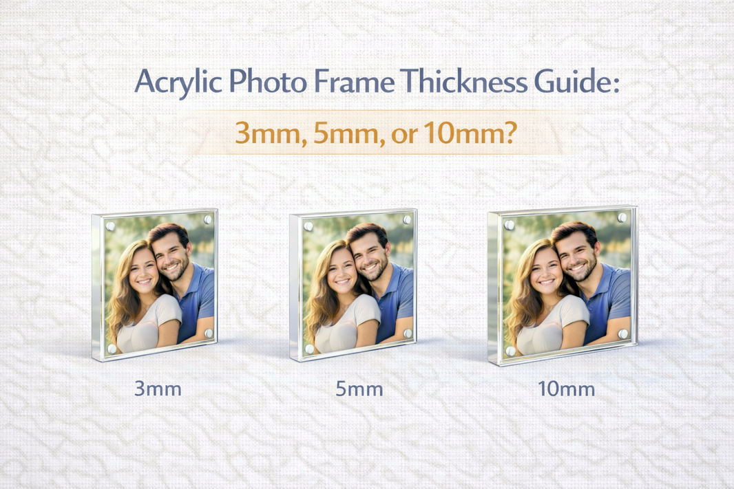 Acrylic Photo Frame Thickness Guide: 3mm, 5mm, or 10mm?