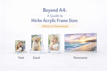 Beyond A4: A Guide to Niche Acrylic Frame Sizes (Minis to Panoramas)