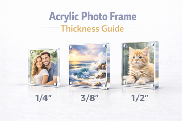Acrylic Photo Frame Thickness Guide