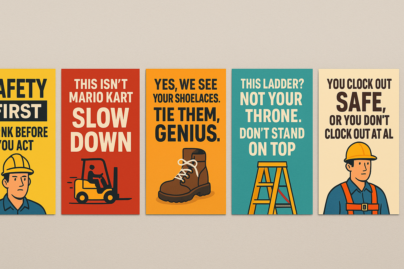 Safety Signage Poster | Buy this Safety Poster Now