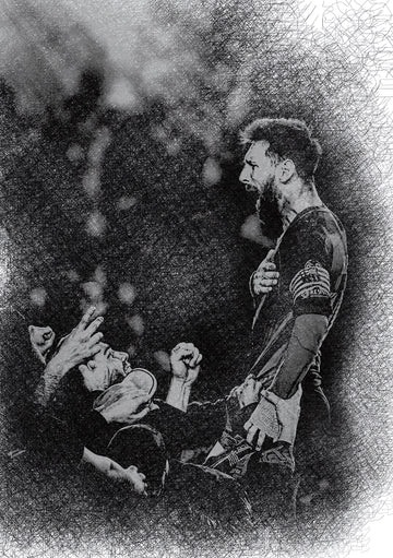 Lionel Messi Passion Poster: A Tribute to Football Greatness