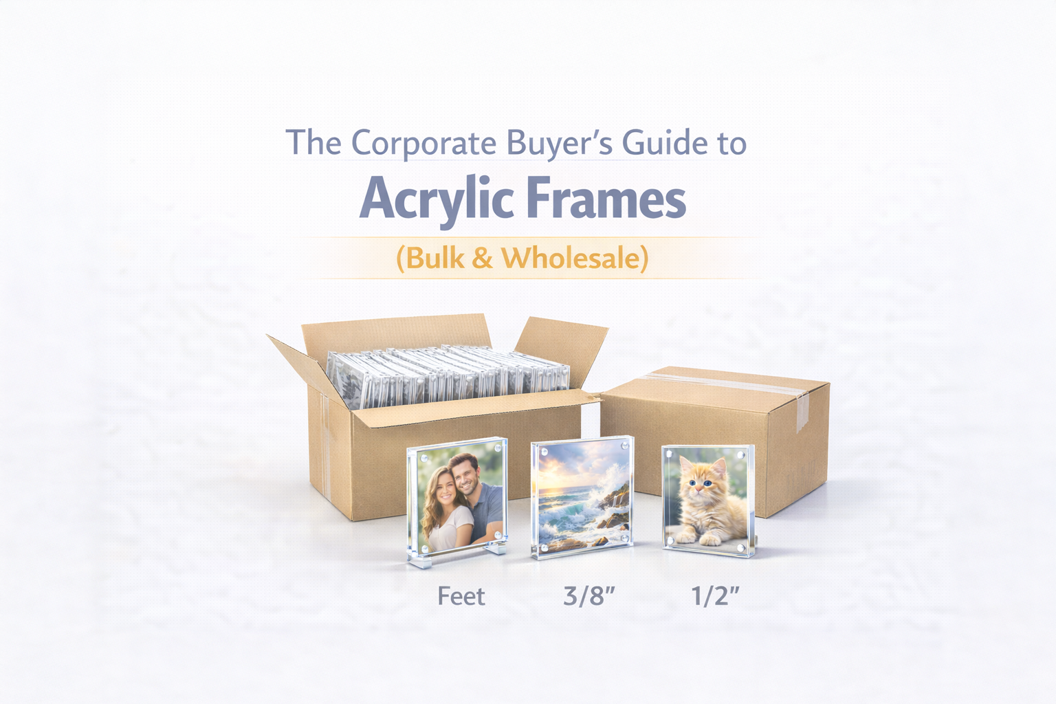 The Corporate Buyer's Guide to Acrylic Frames (Bulk & Who...