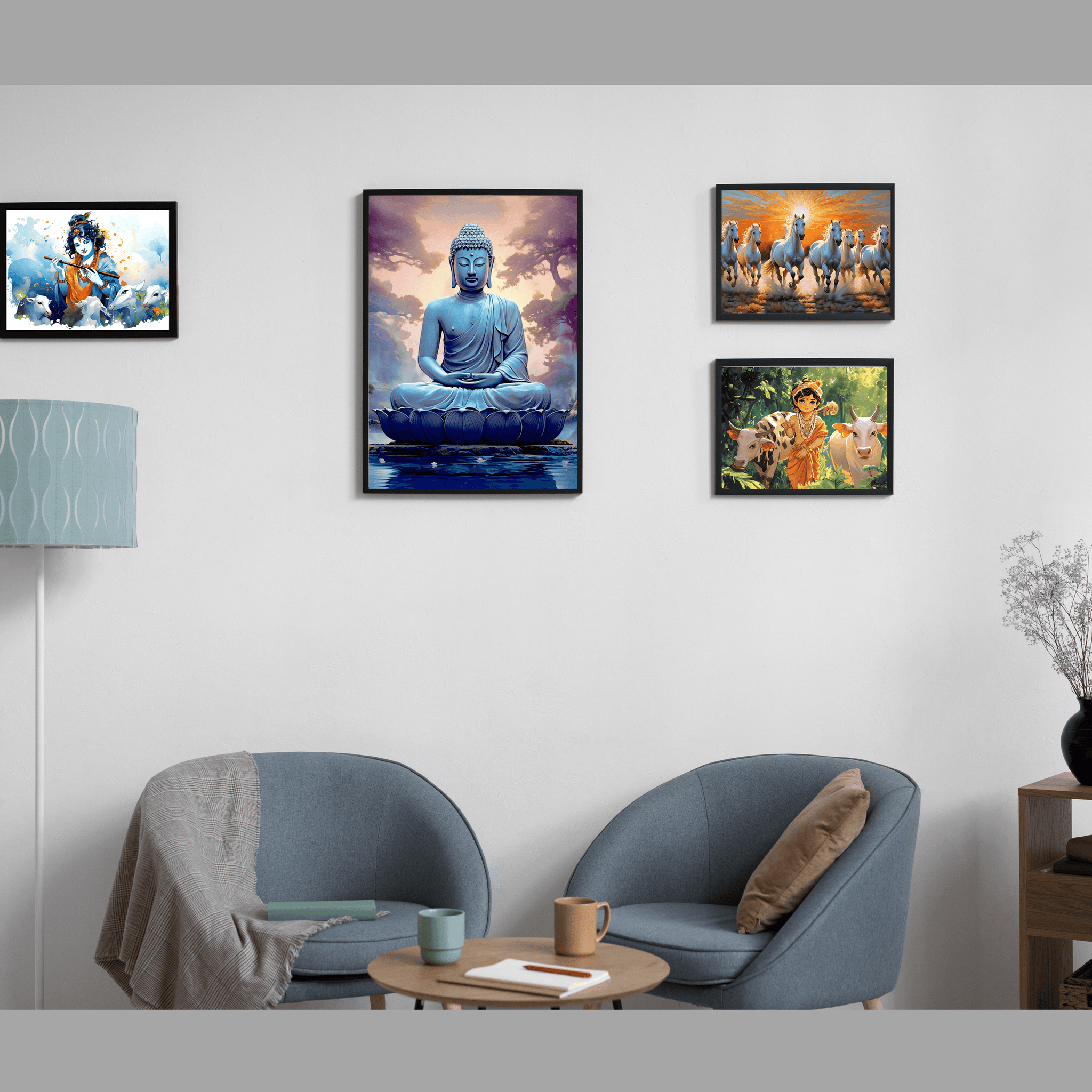 Elevate Your Space with Aarohi Pixel Print: Acrylic, Paper, and Canvas Artwork
