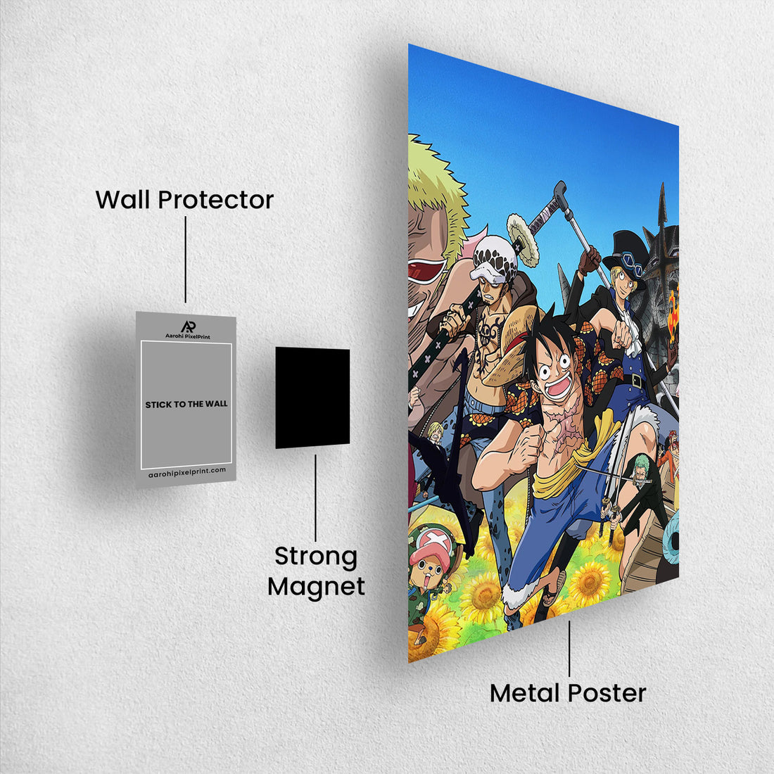 One Piece_ Dressrosa Alliance - One Piece Metal Poster Media 1