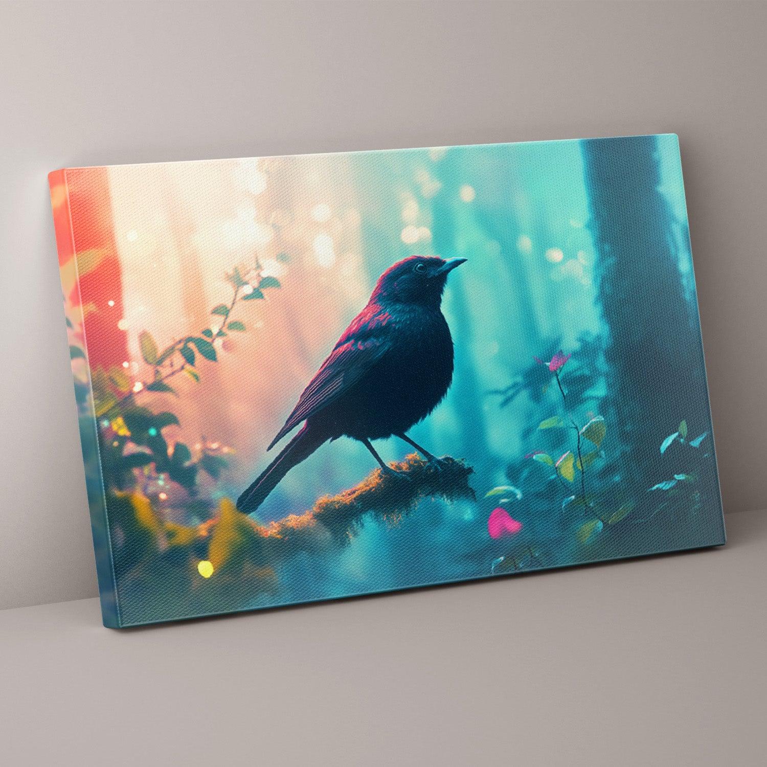 Blackbird canvas painting