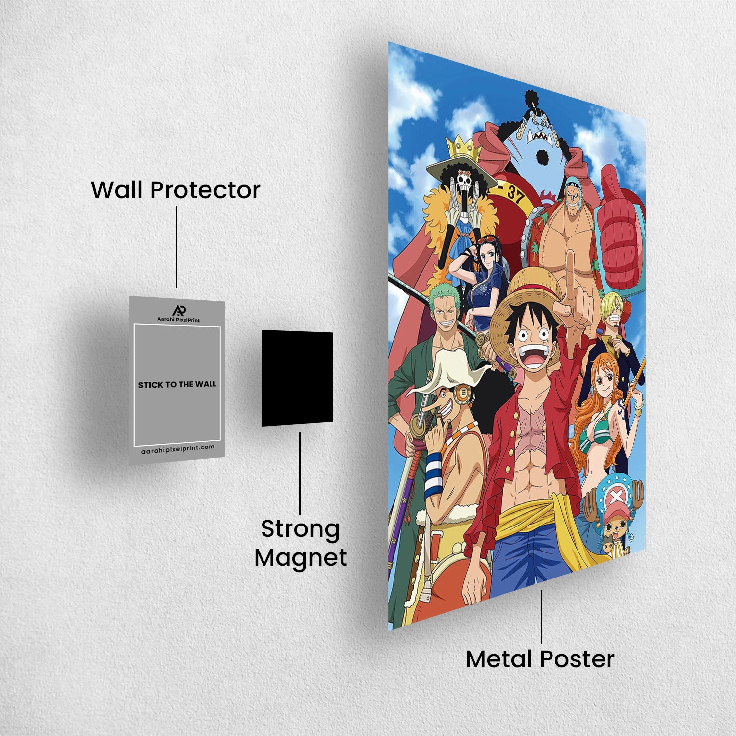 One Piece Crew Assembled Fish-man Island - One Piece Metal Poster Media 2