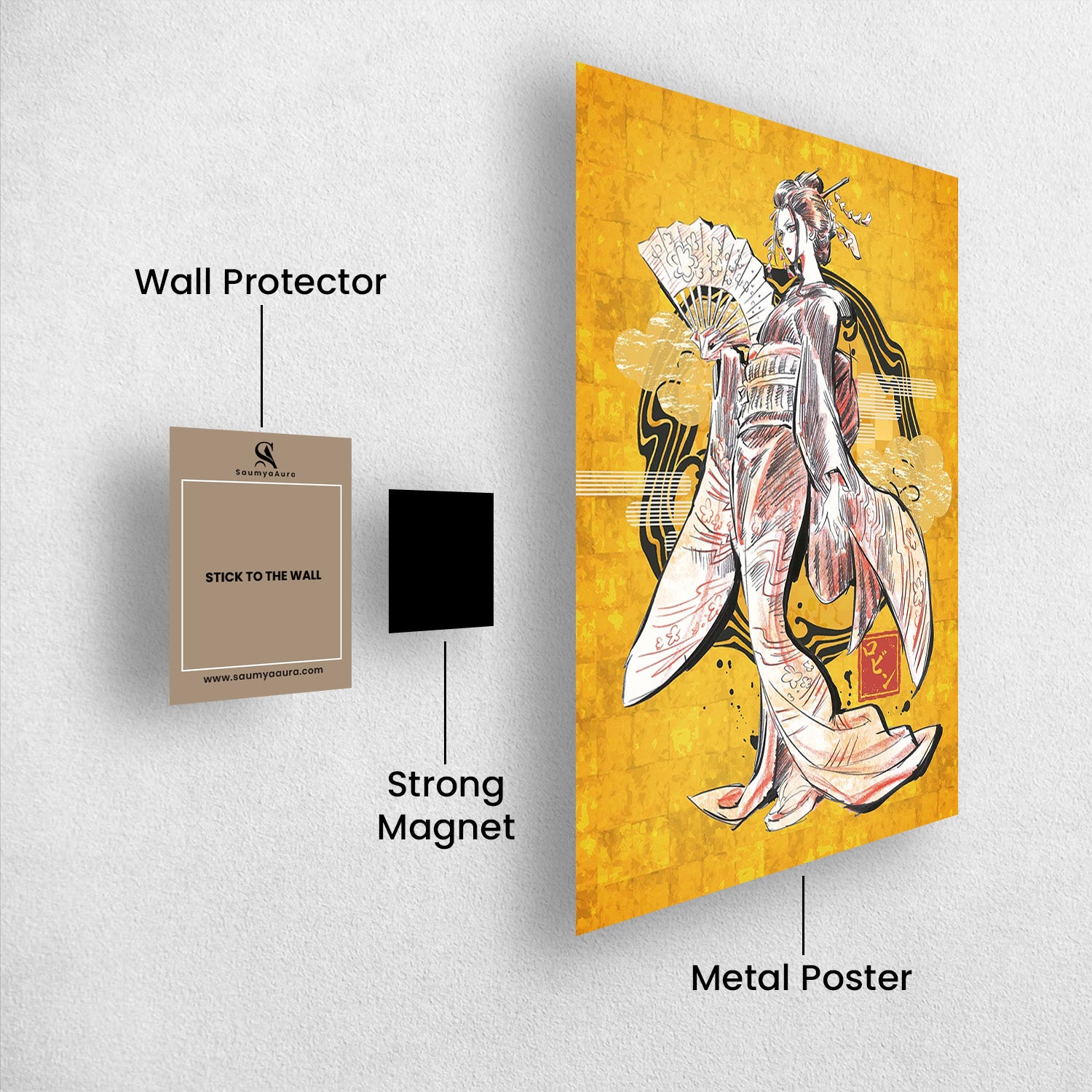 Nico Robin Japanese Keikaku - One Piece Metal Poster Media 2