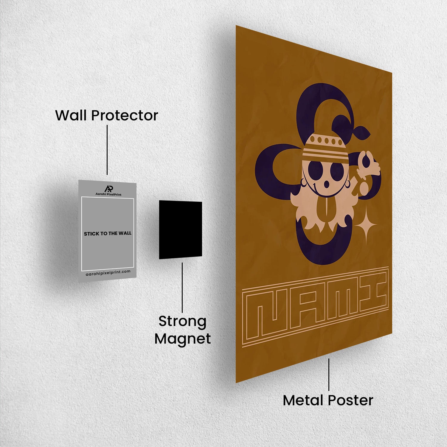 Nami Flag - One Piece Metal Poster Media 2