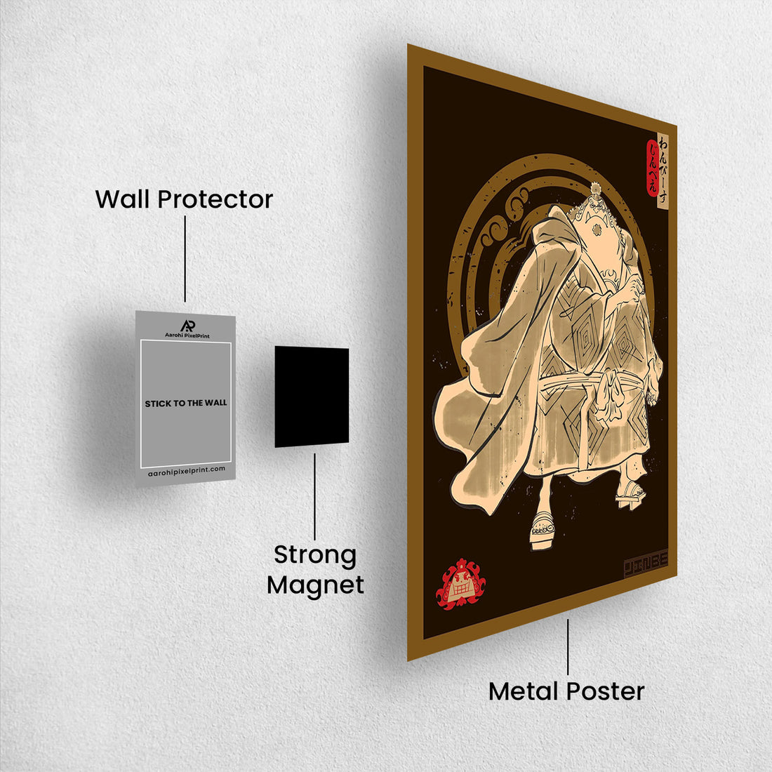 Jinbe Kamon - One Piece Metal Poster Media 1