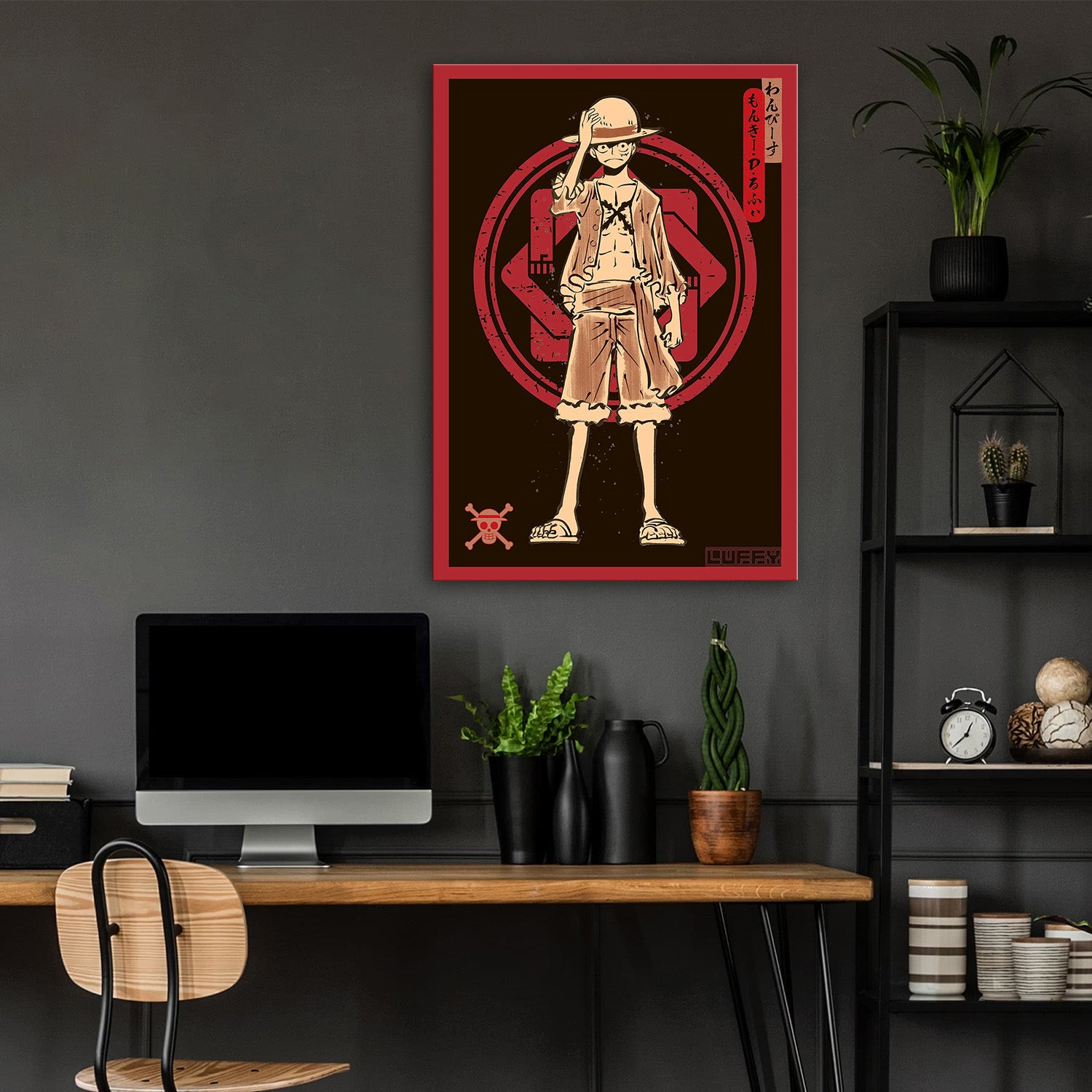 Monkey D. Luffy Kamon - One Piece Metal Poster Media 4