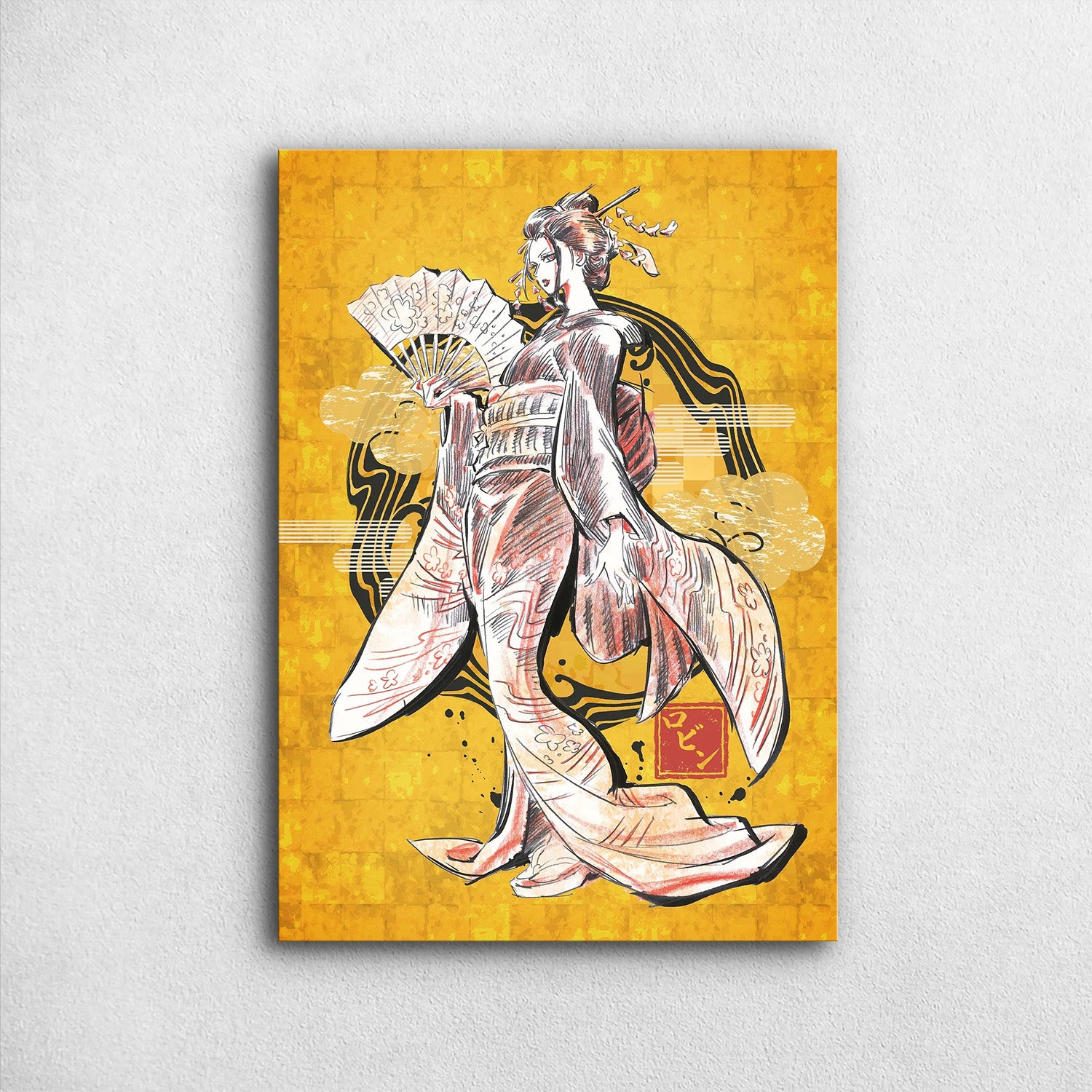 Franky Japanese Keikaku One Piece Metal Poster - Anime Wa