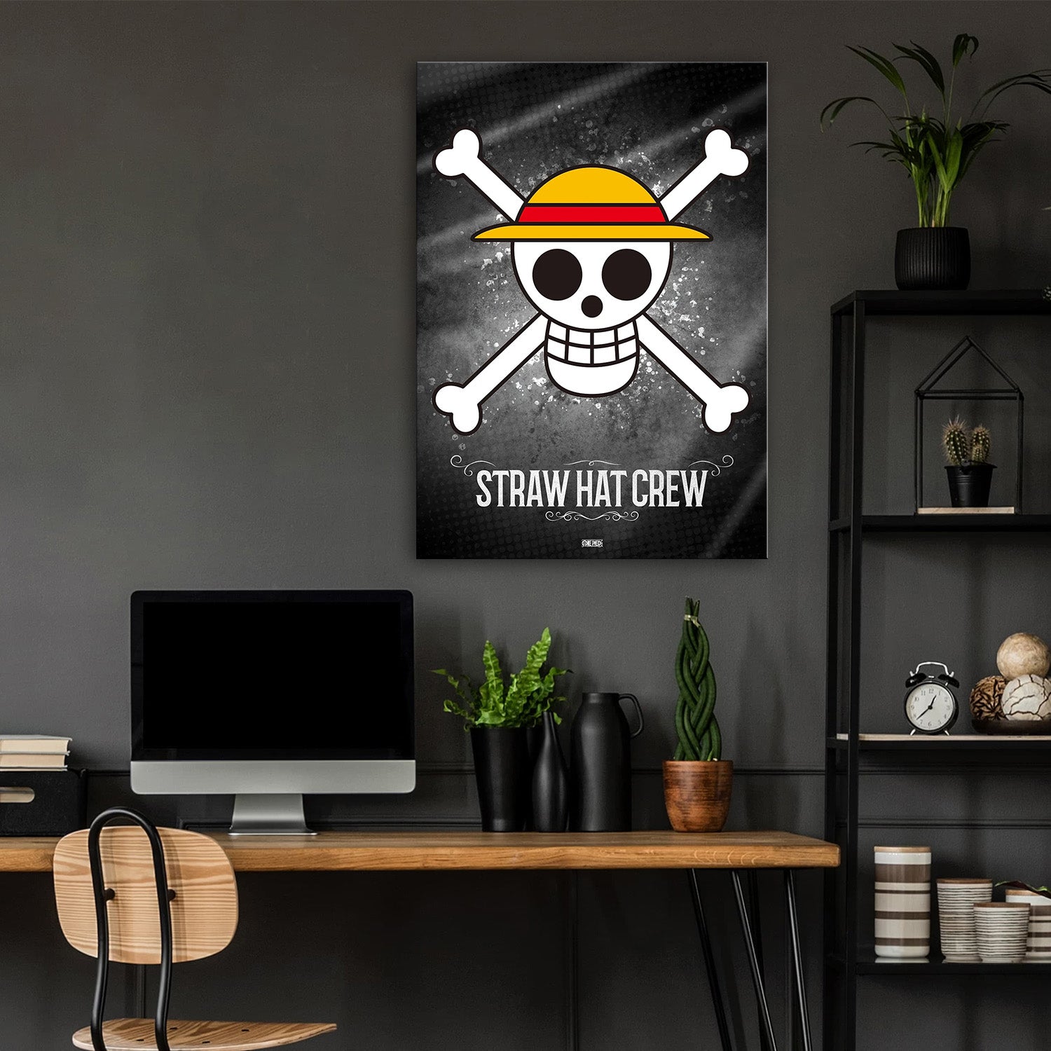 Jolly Rogers Straw Hat Crew - One Piece Metal Poster Media 4
