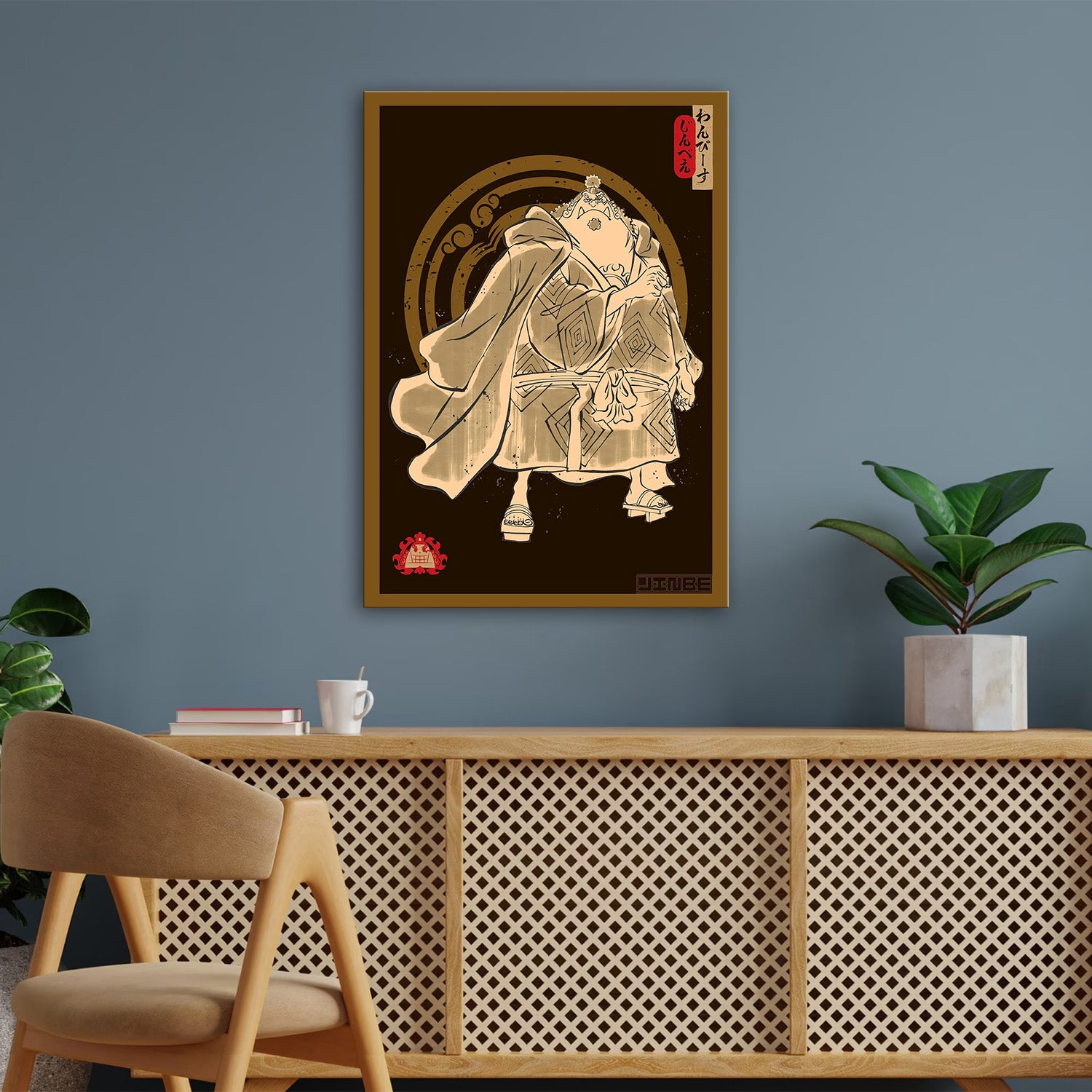 Jinbe Kamon - One Piece Metal Poster Media 3