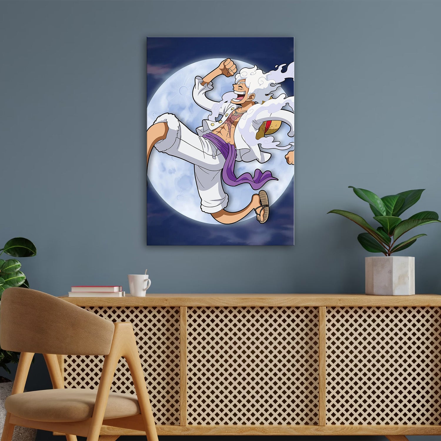 Gear 5 Moon Luffy - One Piece Metal Poster Media 3