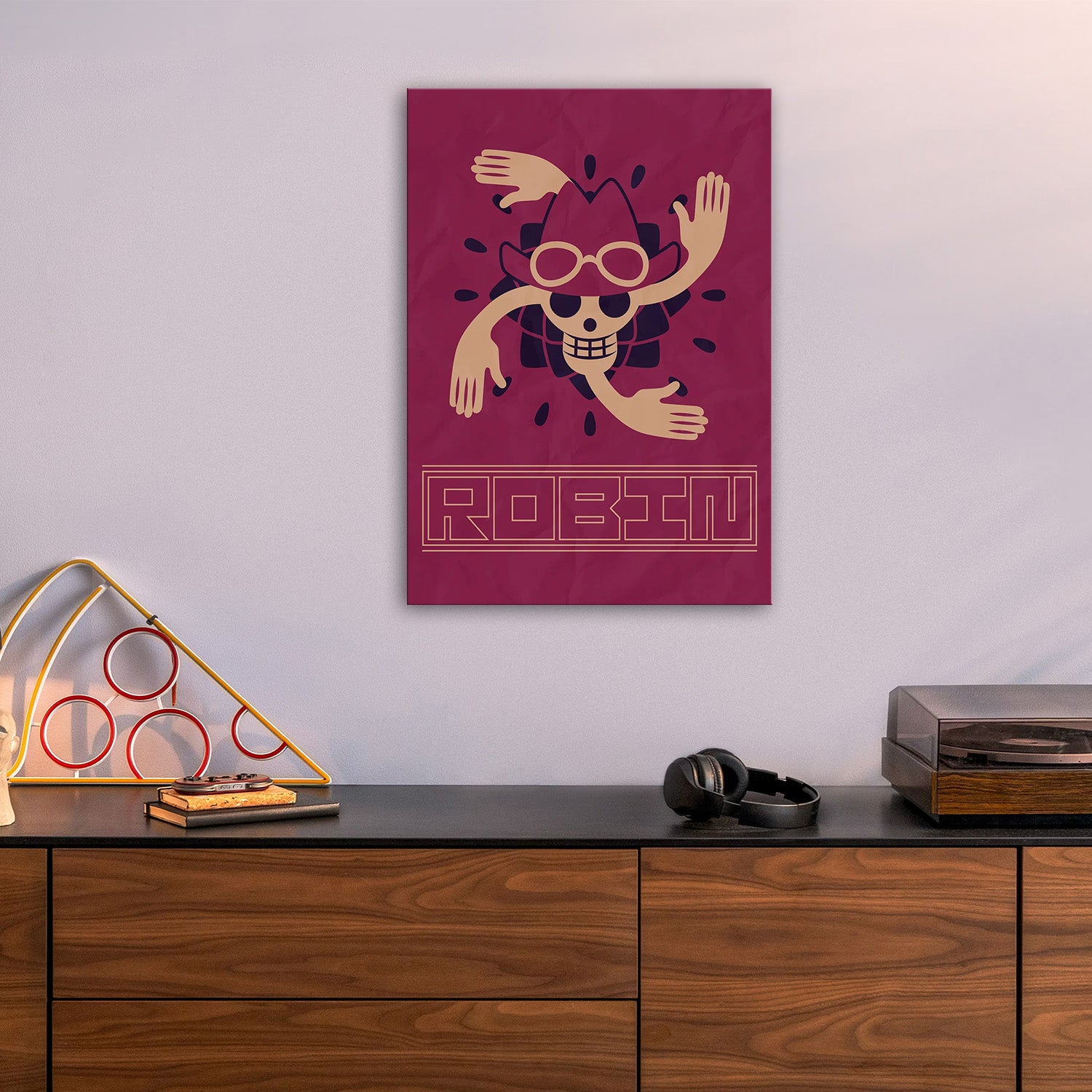 Nico Robin Flag - One Piece Metal Poster Media 5