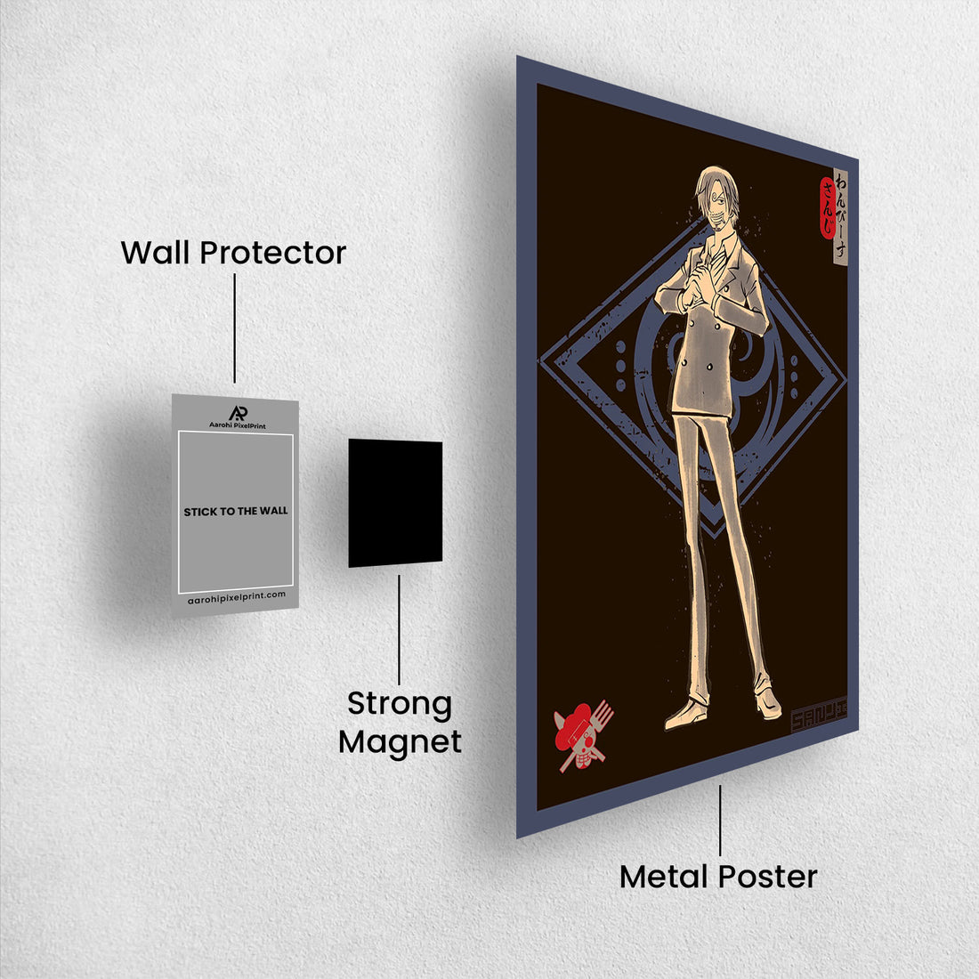 Sanji Kamon - One Piece Metal Poster Media 1