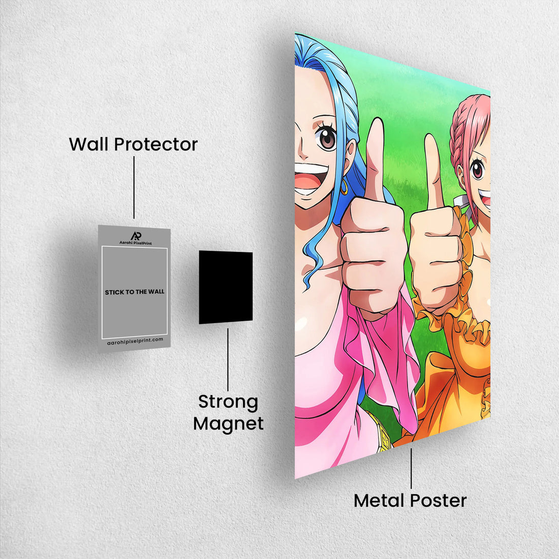 Iconic Moments Brushed Rebecca _amp_ Vivi - One Piece Metal Poster Media 1