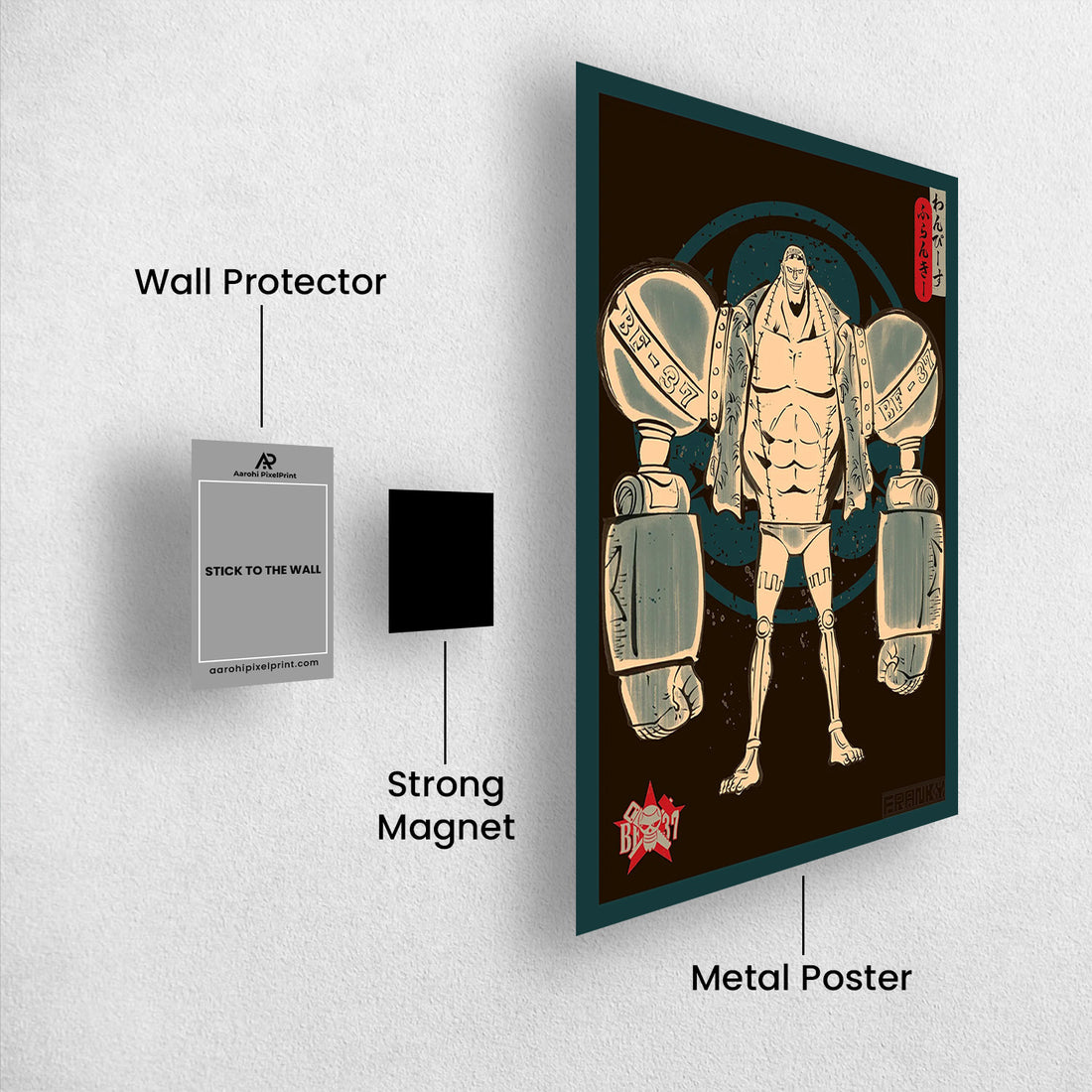 Franky Kamon - One Piece Metal Poster Media 1