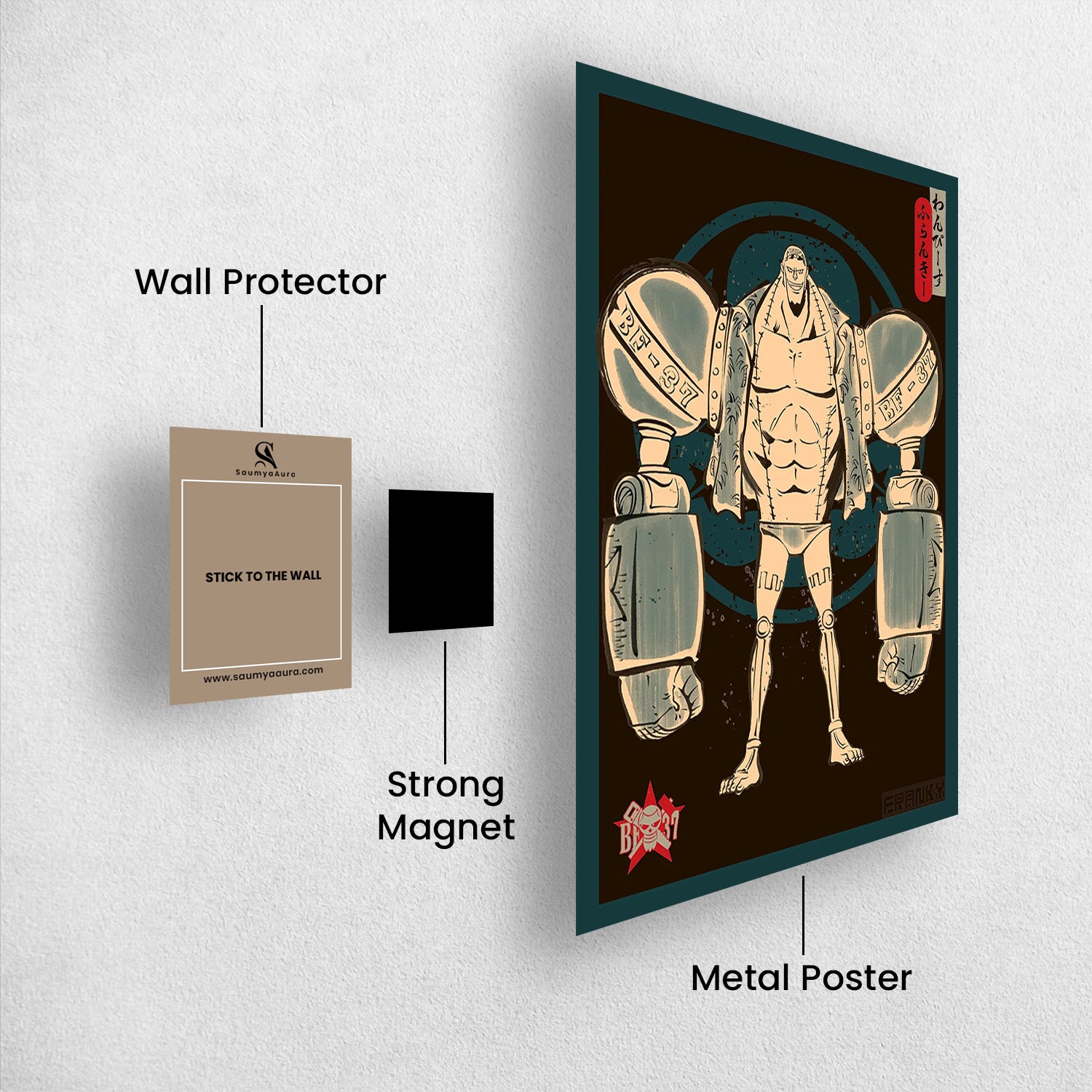 Franky Kamon - One Piece Metal Poster Media 2