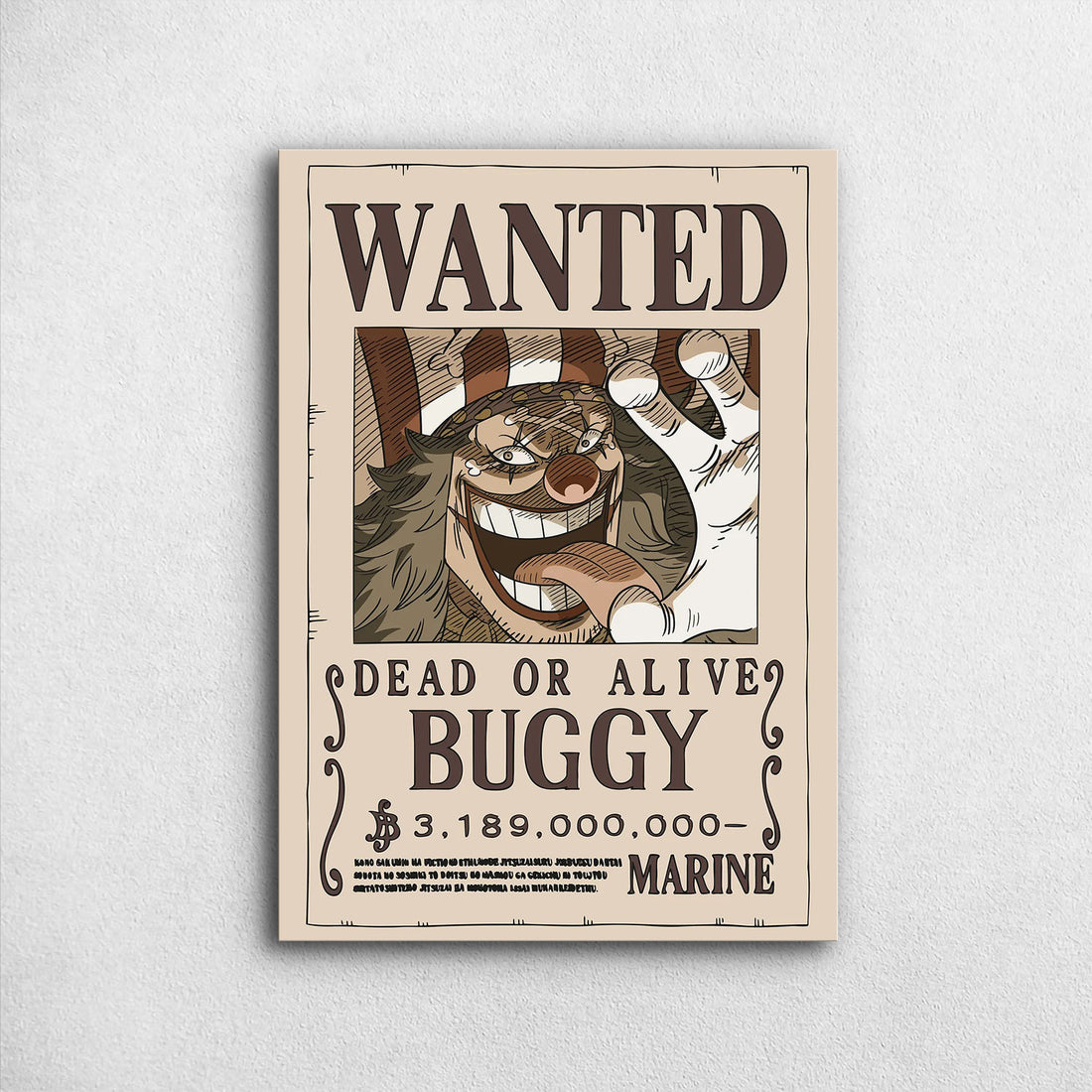 Buggy Wanted - One Piece Metal Poster Media 1