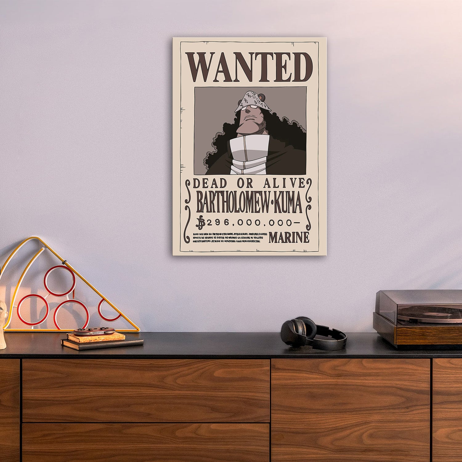 Bartholomew Kuma Wanted - One Piece Metal Poster Media 5