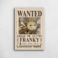 Franky Wanted after Wano - One Piece Metal Poster Media 1