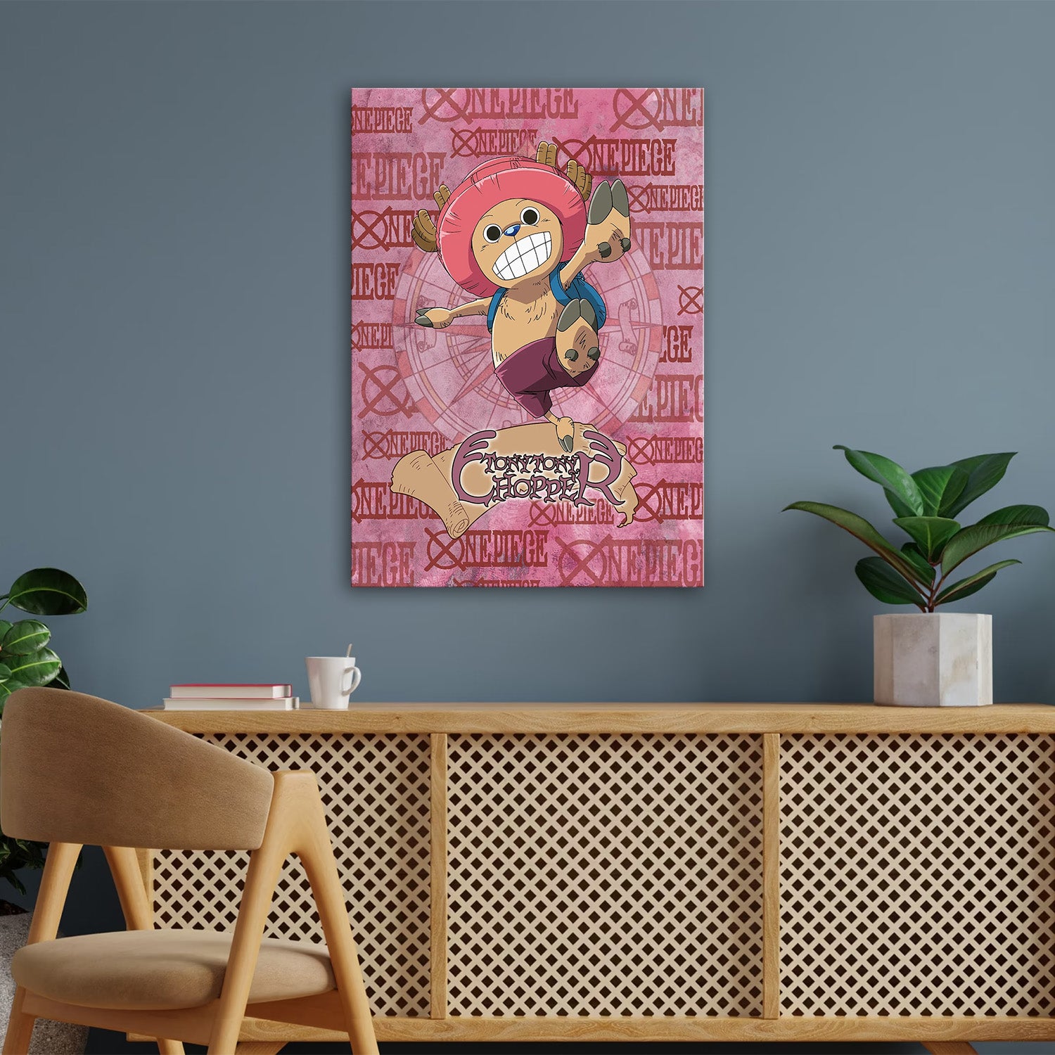 Characters Chopper One Piece Metal Poster - Anime Wall Ar