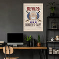Monkey D. Garp Wanted - One Piece Metal Poster Media 4