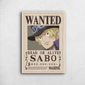Sabo Wanted - One Piece Metal Poster Media 1
