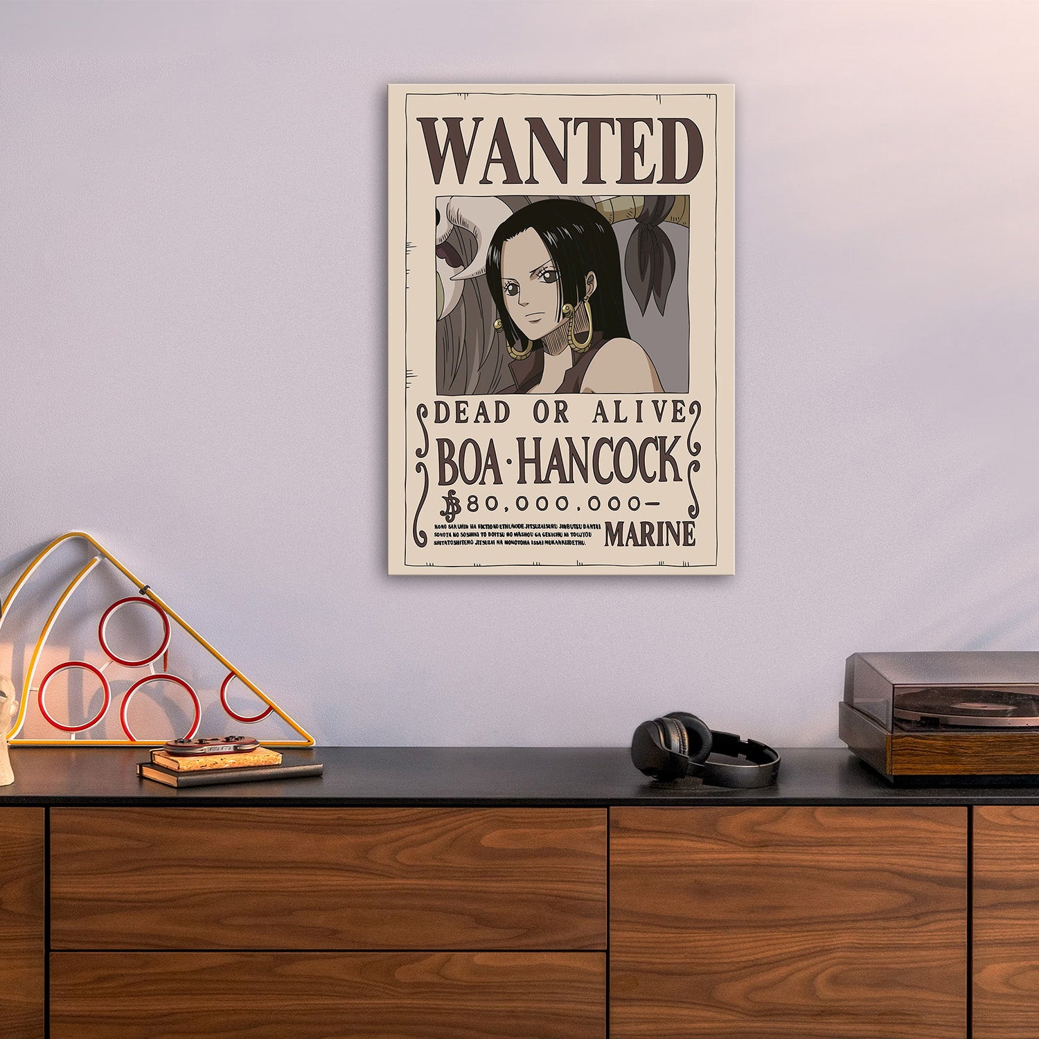 Boa Hancock Wanted - One Piece Metal Poster Media 5