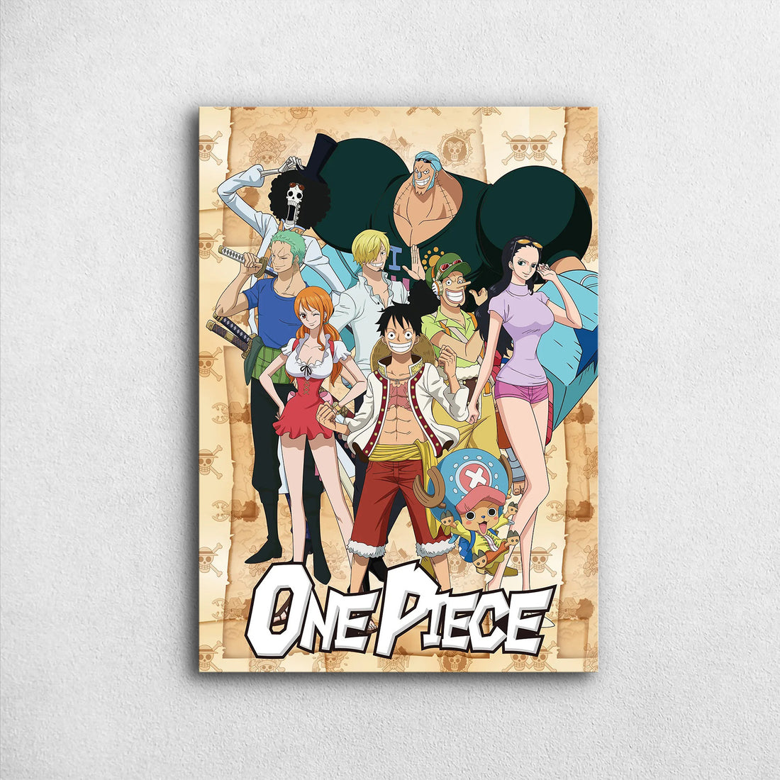 One Piece_ The Whole Crew - One Piece Metal Poster Media 1