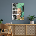 Pirate Hunter Roronoa Zoro - One Piece Metal Poster Media 3