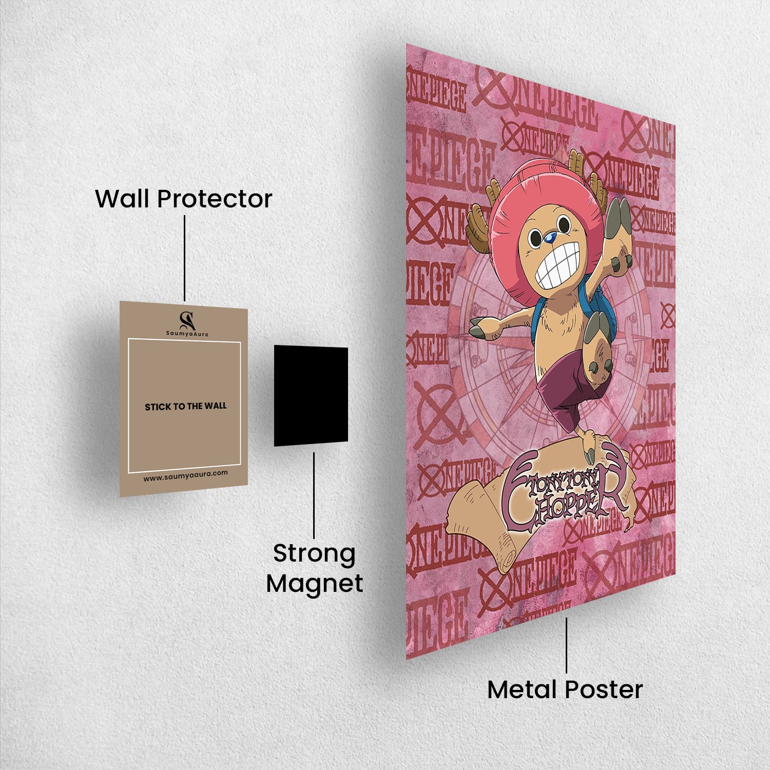 Characters Chopper One Piece Metal Poster - Anime Wall Ar