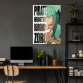 Pirate Hunter Roronoa Zoro - One Piece Metal Poster Media 4