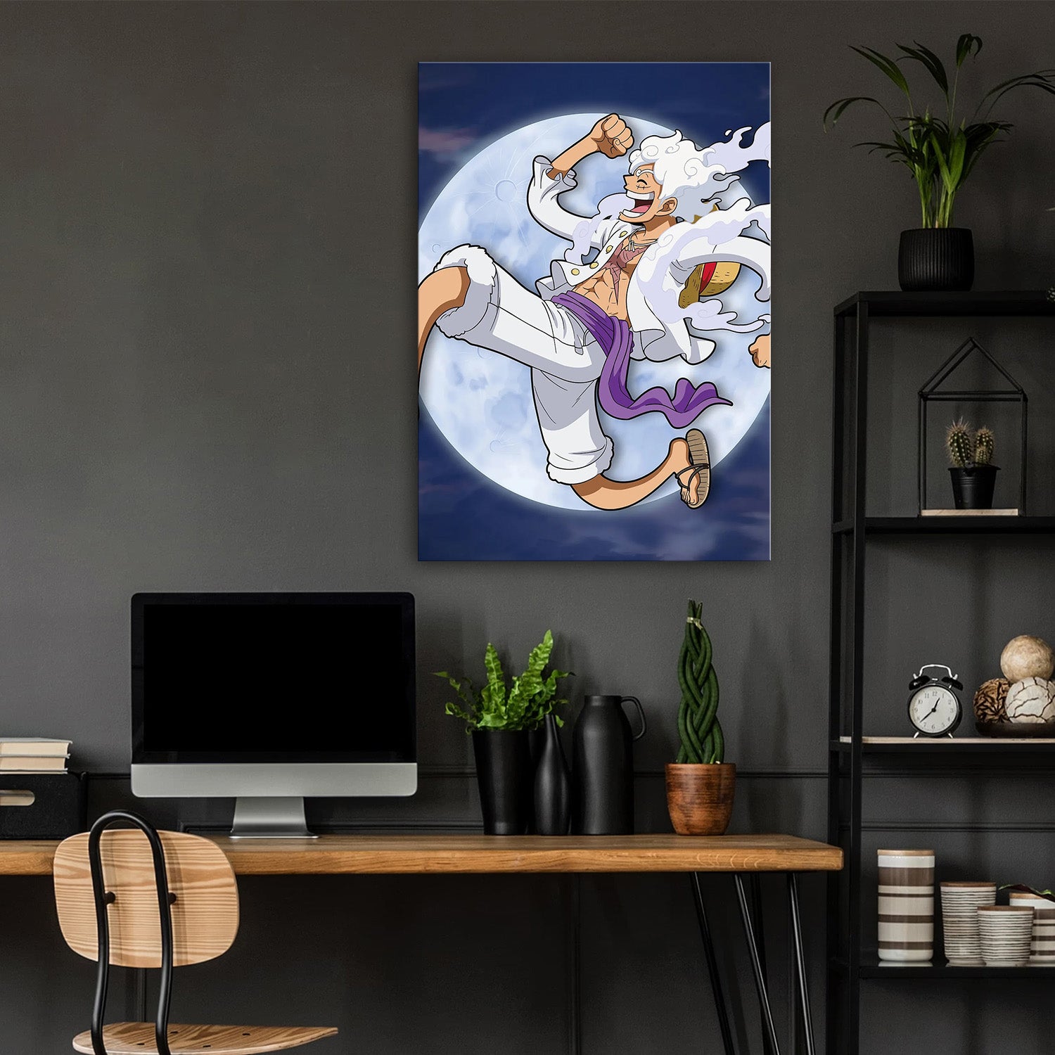 Gear 5 Moon Luffy - One Piece Metal Poster Media 4