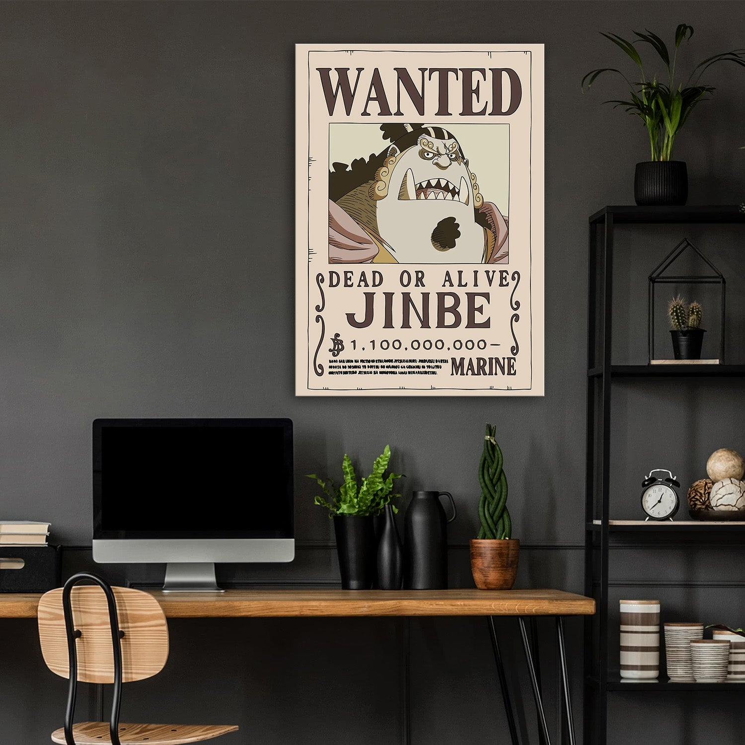 Jinbe Wanted after Wano - One Piece Metal Poster Media 4