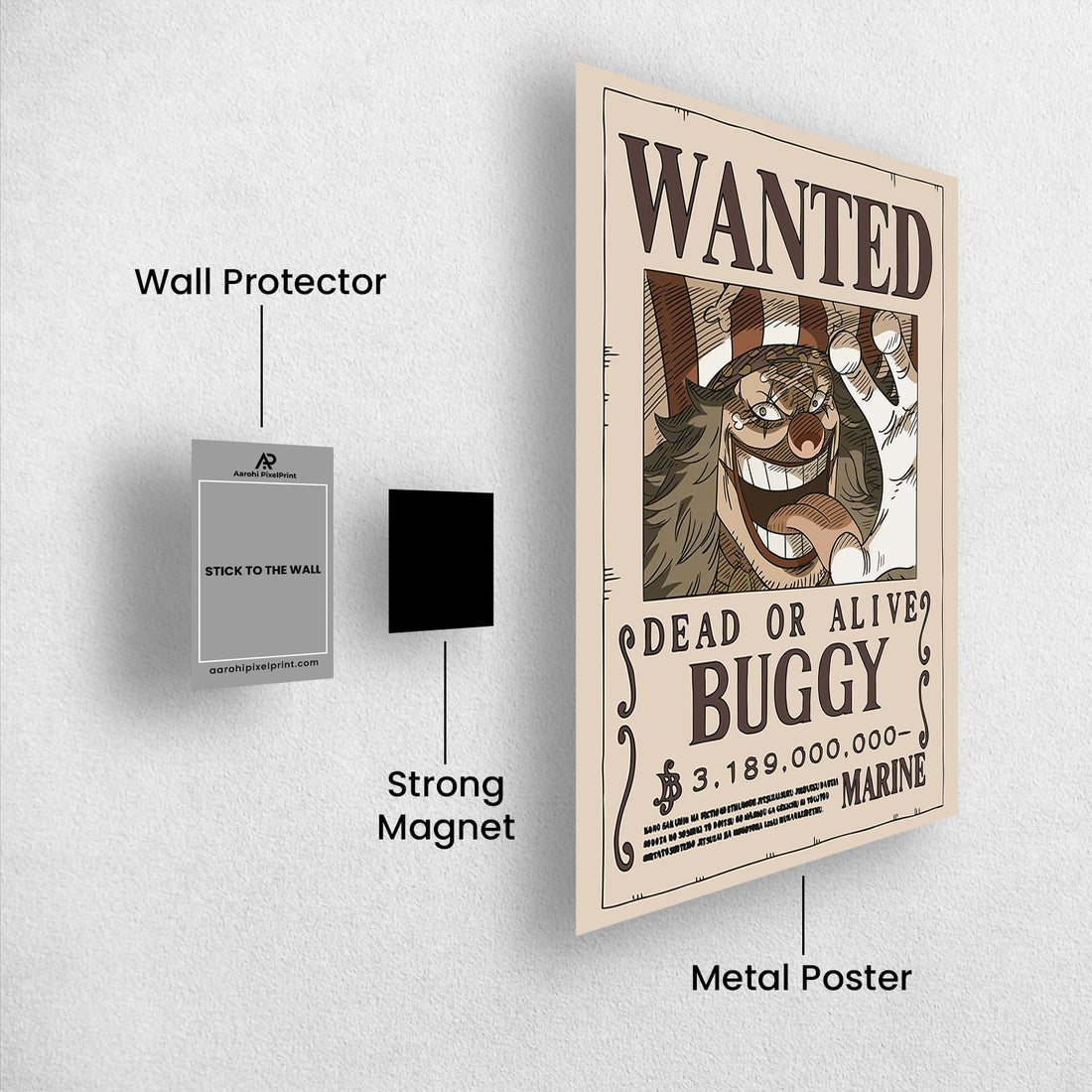 Buggy Wanted - One Piece Metal Poster Media 1