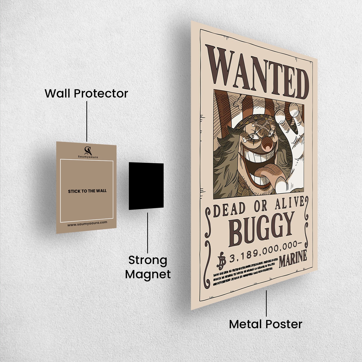 Buggy Wanted - One Piece Metal Poster Media 2