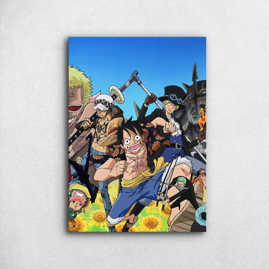 One Piece_ Dressrosa Alliance - One Piece Metal Poster Media 1