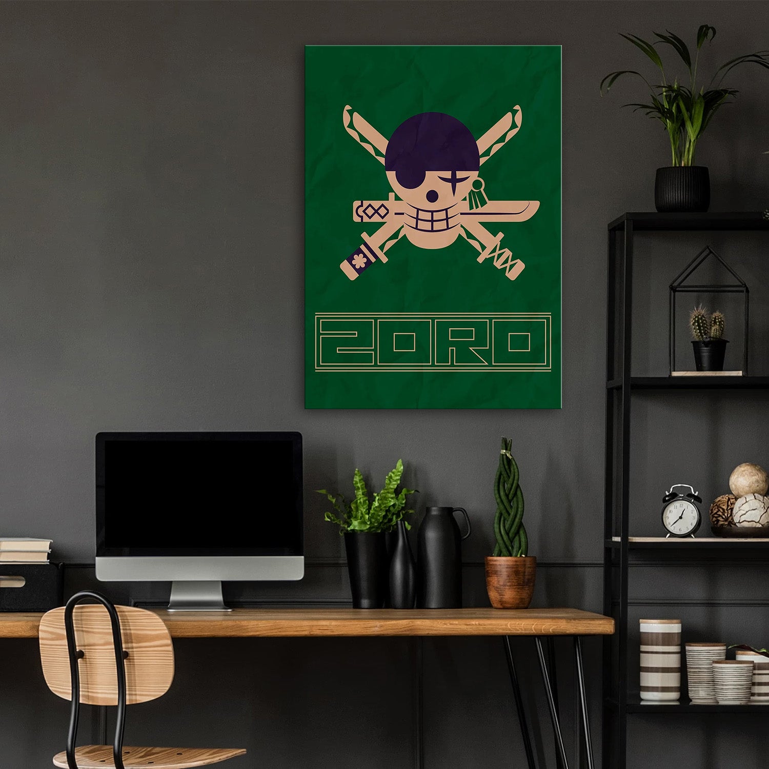Roronoa Zoro Flag - One Piece Metal Poster Media 4