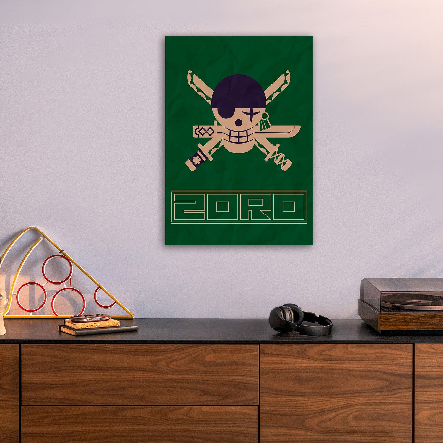 Roronoa Zoro Flag - One Piece Metal Poster Media 5