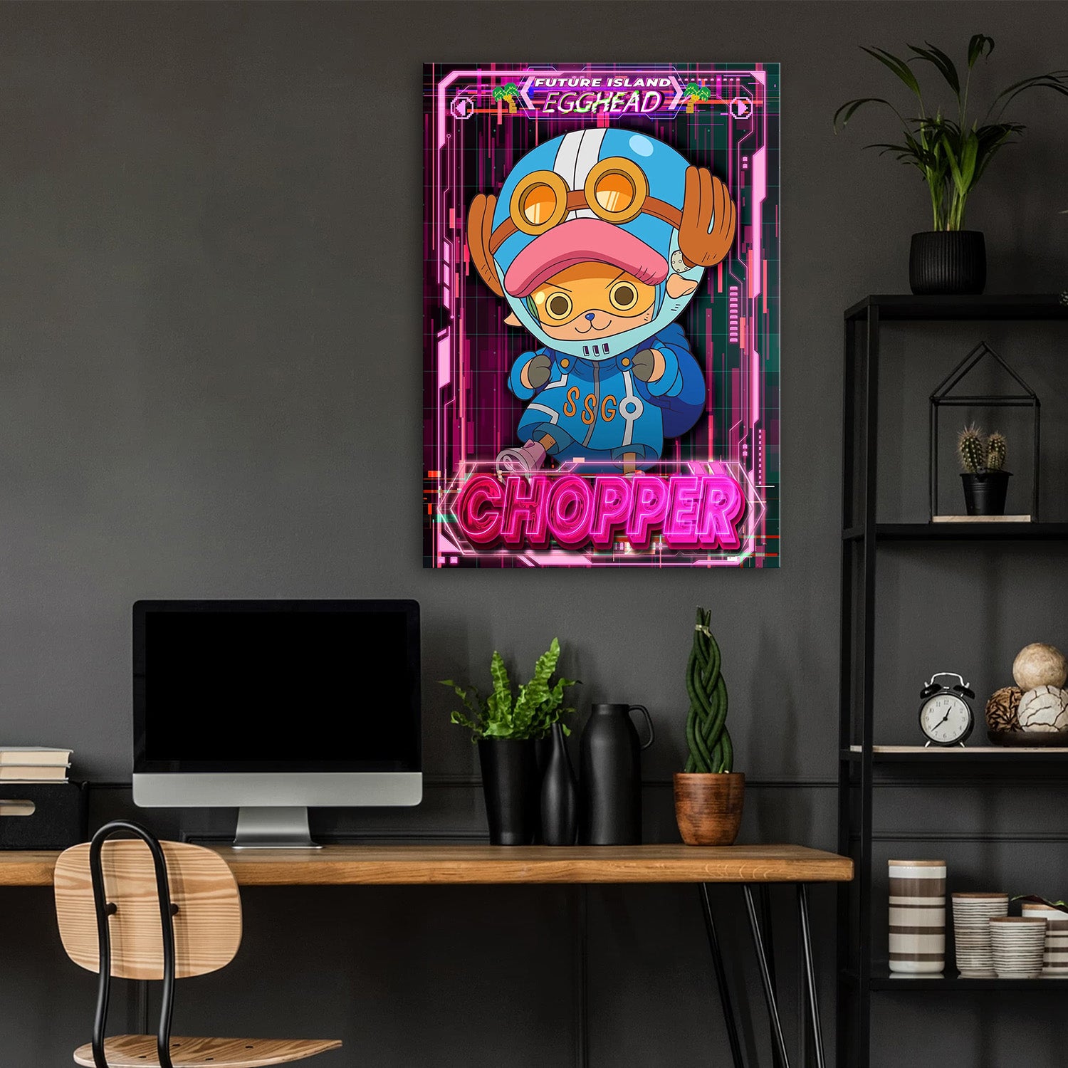 Chopper_s Egghead Island Techwear - One Piece Metal Poster Media 4
