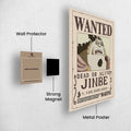 Jinbe Wanted after Wano - One Piece Metal Poster Media 2