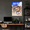 One Piece_ Straw Hat Crew Charge - One Piece Metal Poster Media 4